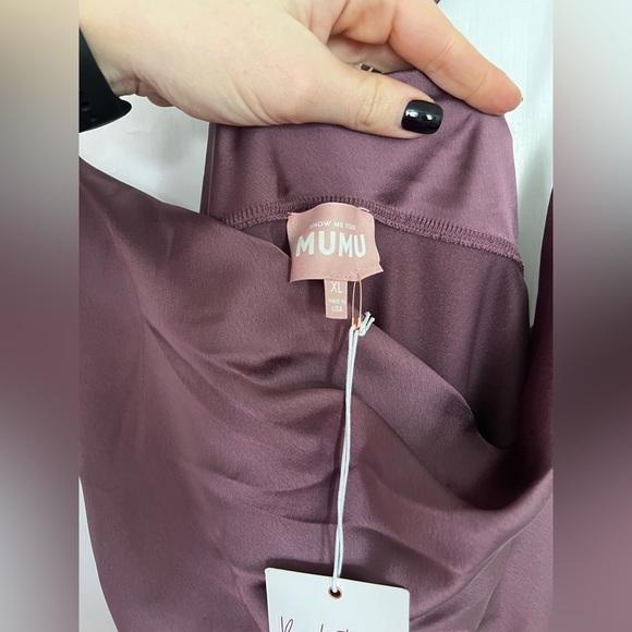 NWT Show me your mumu plum wedding guest dress - Picture 4 of 4